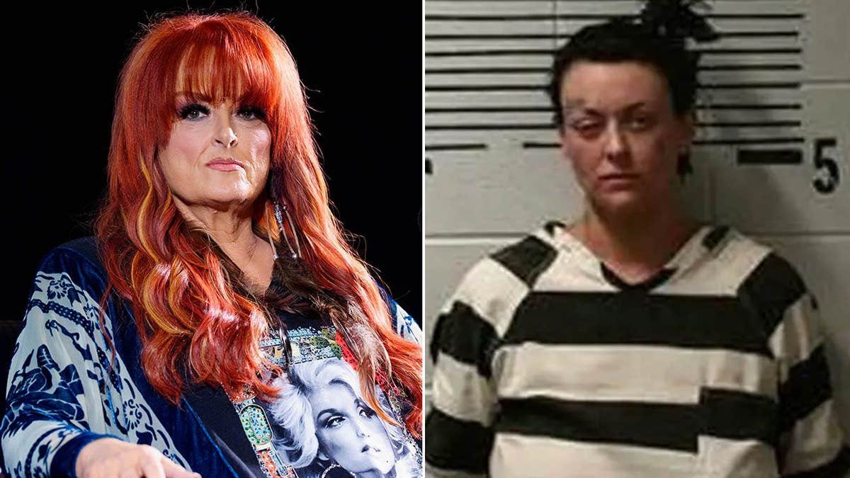 A split of Wynonna Judd and her daughter Grace Kelley in jail