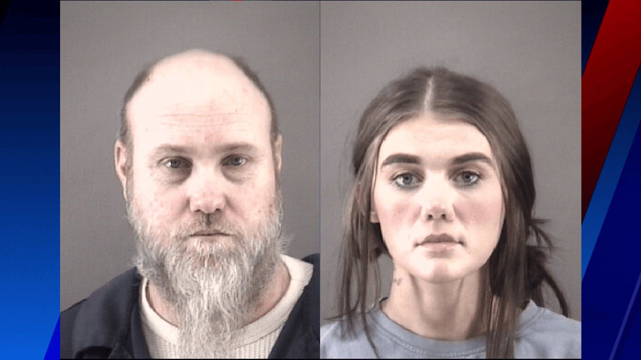 James Anthony Kirby (left) and Taylor Marie Allman (right) (Forsyth County Sheriff’s Office)