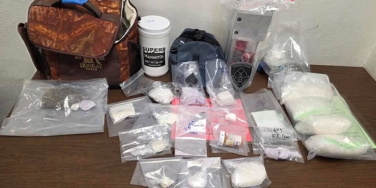 Deputies said that they seized a significant amount of meth, cocaine and fentanyl during the...